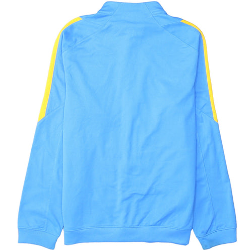 Nike Boys Blue Barcelona Full Zip Sweatshirt 12-13 Years Dri-FIT Polyester