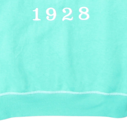 Disney x Primark Womens XS Green Mickey Pluto Graphic Sweatshirt