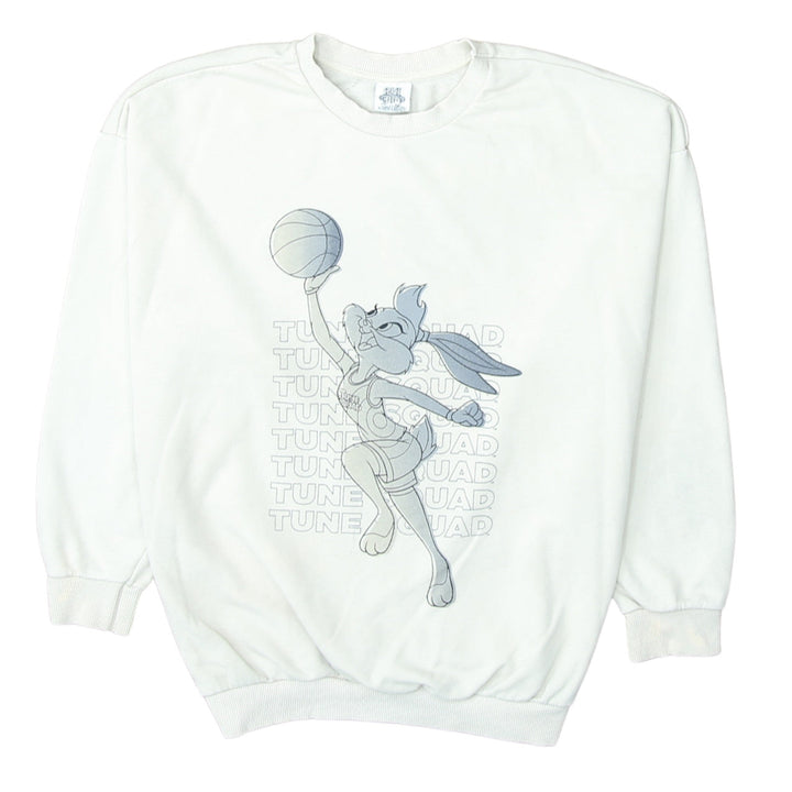 George Women White Lola Bunny Tune Squad Sweatshirt Size 8-10