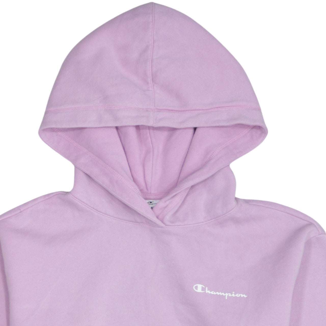 Champion Women's Pink XS Pullover Hoodie with Logo Detail
