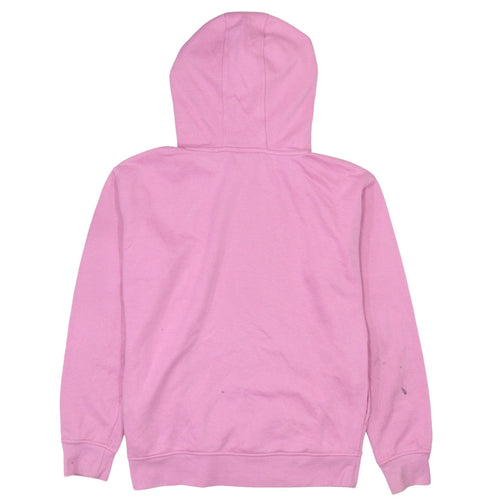 Disney Womens Pink Minnie Mouse Pullover Hoodie Size 10 Casual