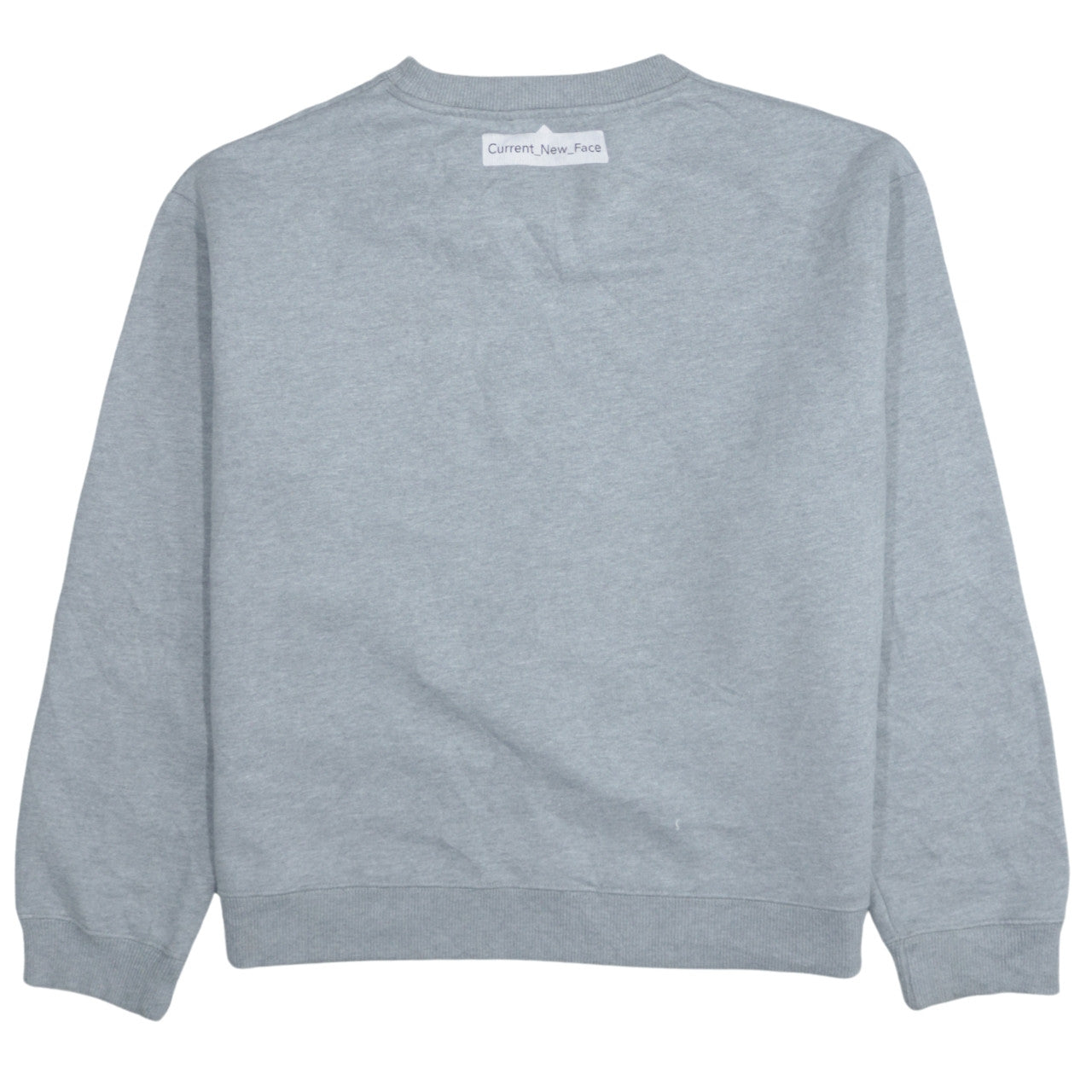 Zara Woman Grey Graphic Face Print Sweatshirt Size M