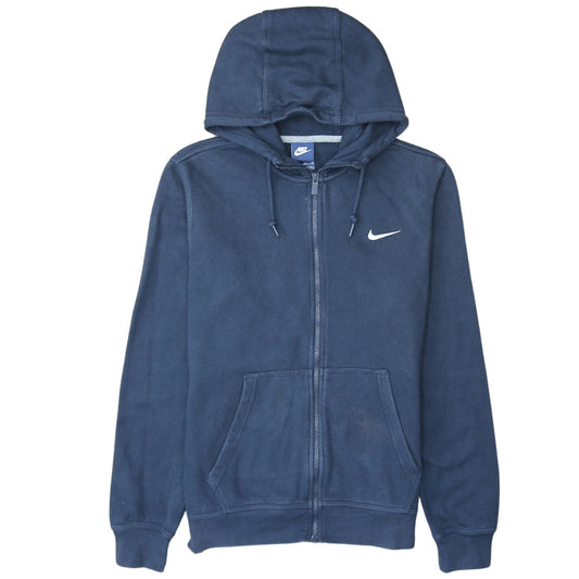 Nike Men's Blue Full Zip Hoodie Size M Sports Fleece