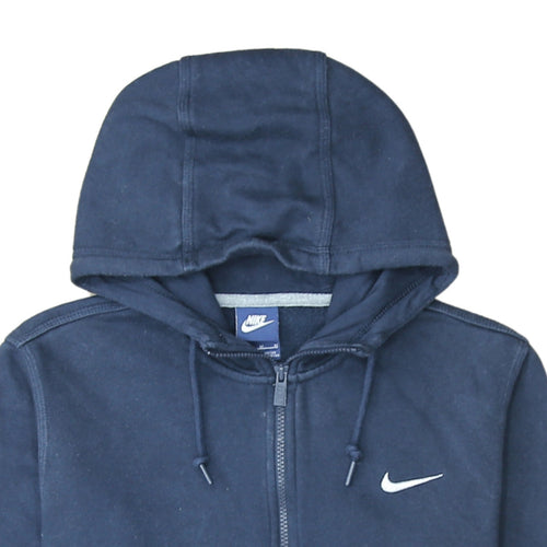 Nike Men's Blue Full Zip Hoodie Size M Sports Fleece