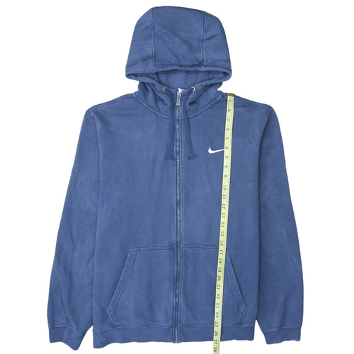 Nike Men's Blue XL Full Zip Hoodie Fleece Sportswear