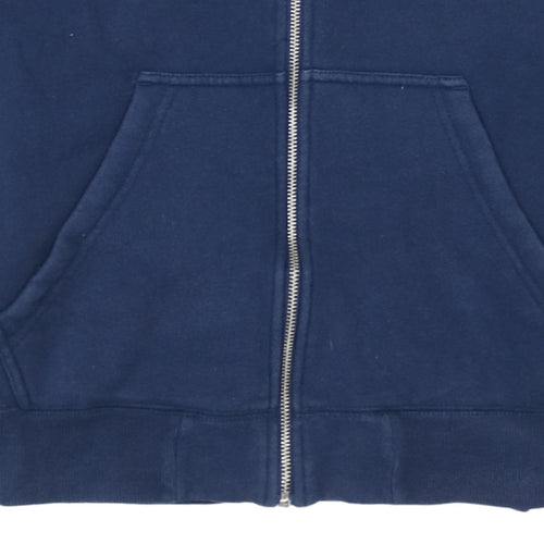 Adidas Men's Blue Full Zip Hoodie S Classic Sportswear