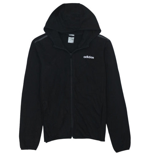 Adidas Womens Black Full Zip Hoodie Medium - Casual Sportswear