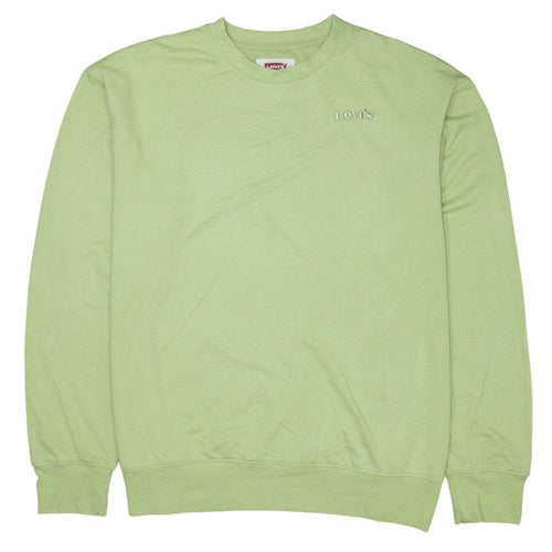 Levi's Boys Green Crew Neck Pullover Sweatshirt 16 Years Regular Fit