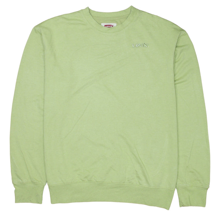 Levi's Boys Green Crew Neck Pullover Sweatshirt 16 Years Regular Fit