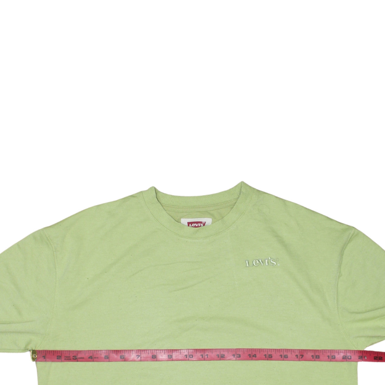 Levi's Boys Green Crew Neck Pullover Sweatshirt 16 Years Regular Fit
