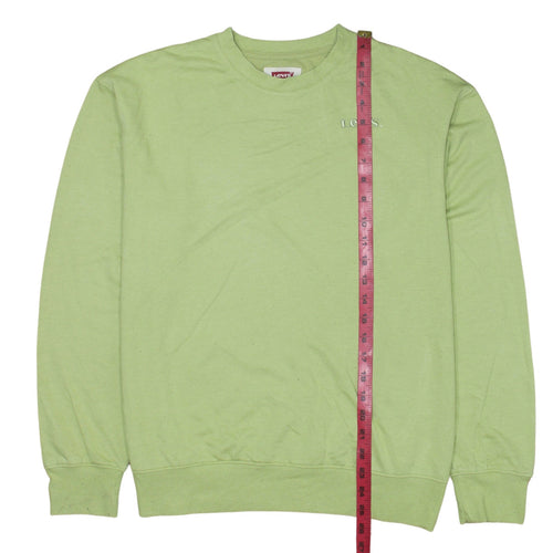 Levi's Boys Green Crew Neck Pullover Sweatshirt 16 Years Regular Fit