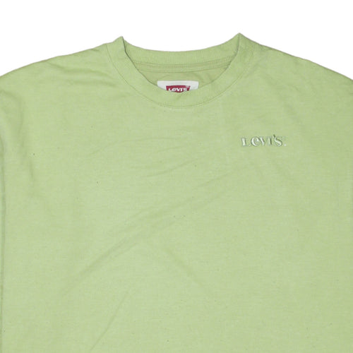 Levi's Boys Green Crew Neck Pullover Sweatshirt 16 Years Regular Fit