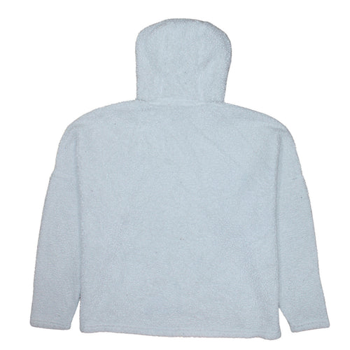 Ellesse Women’s White 1/4 Zip Hooded Pullover Sweatshirt UK 10
