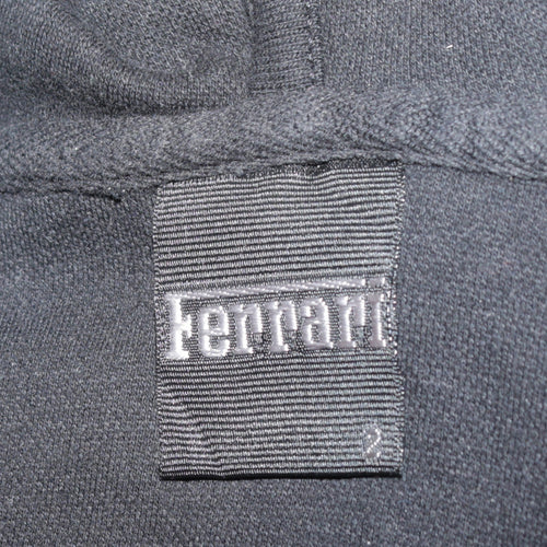 Ferrari Men's Black Fleece 1/2 Zip Hoodie Size S Racing Logo