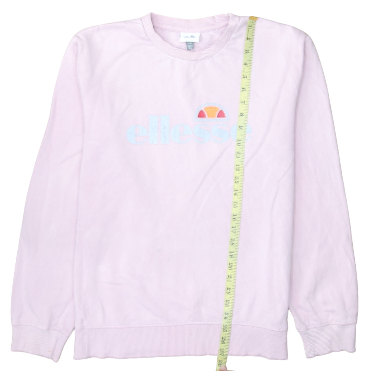 Ellesse Women's Pink Logo Crew Neck Sweatshirt Size M