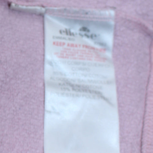 Ellesse Women's Pink Logo Crew Neck Sweatshirt Size M