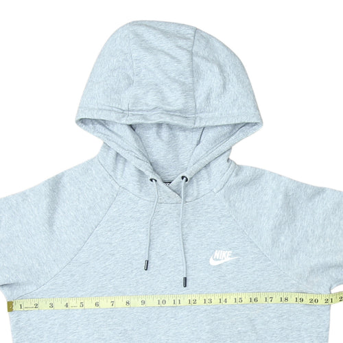 Nike Men's Grey Pullover Hoodie M Regular Fit Sportswear