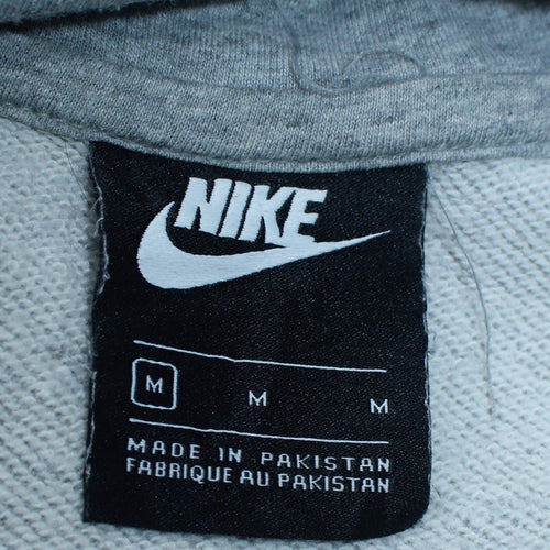 Nike Men's Grey Pullover Hoodie M Regular Fit Sportswear