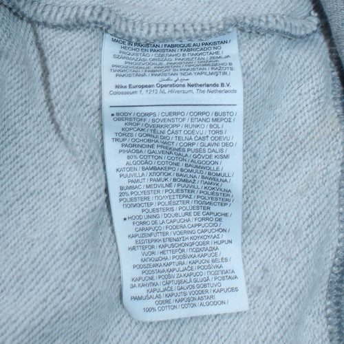 Nike Men's Grey Pullover Hoodie M Regular Fit Sportswear