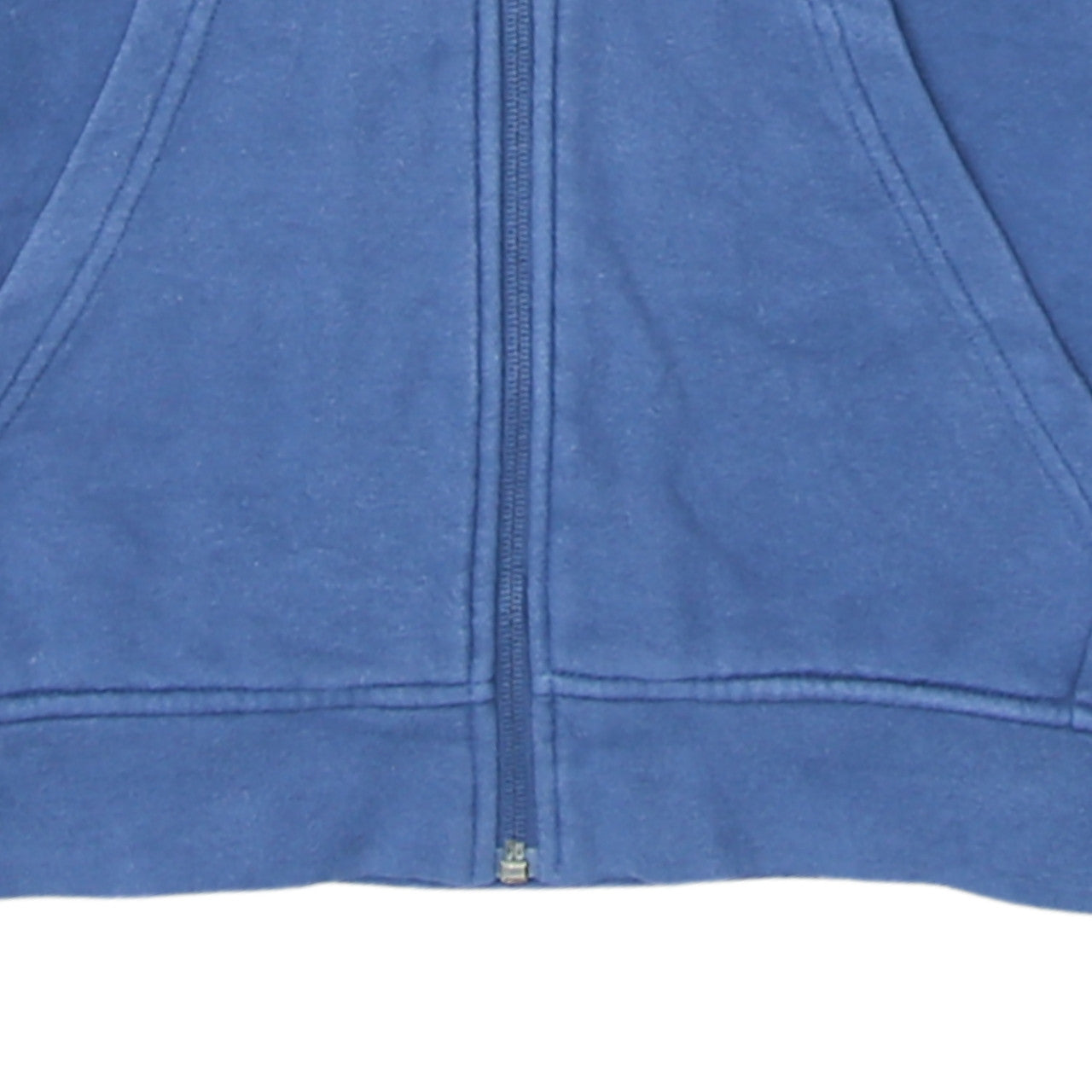 Adidas Boys Blue Full Zip Hoodie Size 13 Years Logo Sportswear