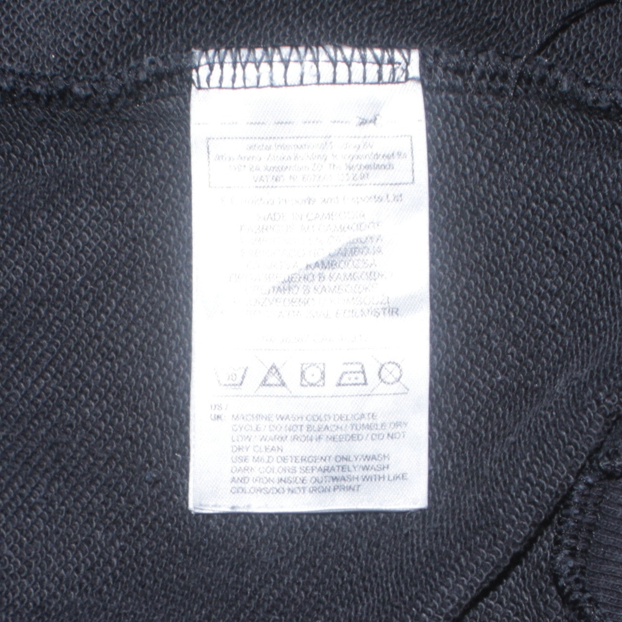 Adidas Women Black Crew Neck Trefoil Logo Pullover Sweatshirt Size 8
