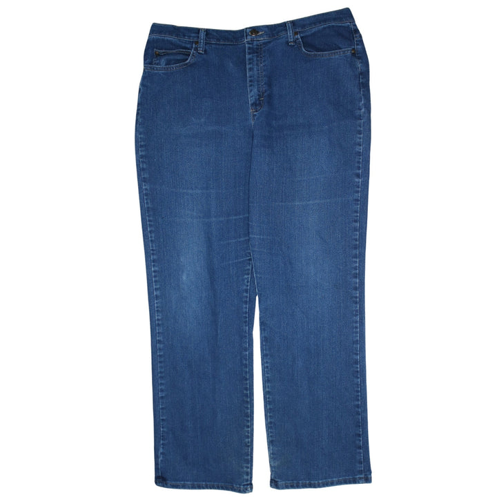 Lee Women’s Blue Relaxed Fit Straight Leg Jeans Size 18
