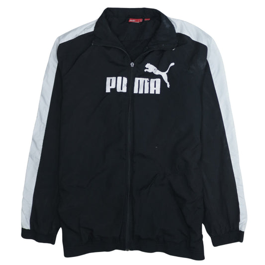 Puma Men's Black 2XL Track Jacket Lightweight Zip Up