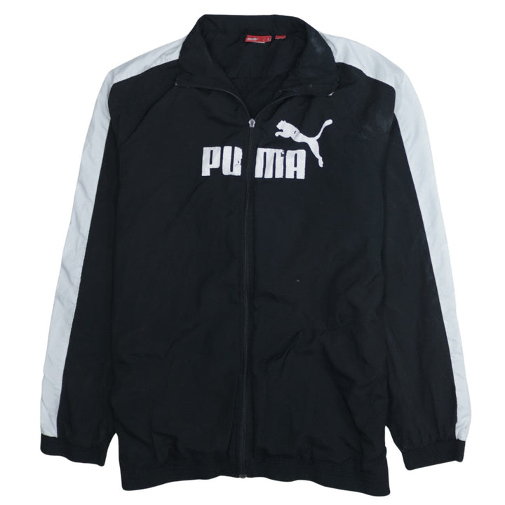 Puma Men's Black 2XL Track Jacket Lightweight Zip Up
