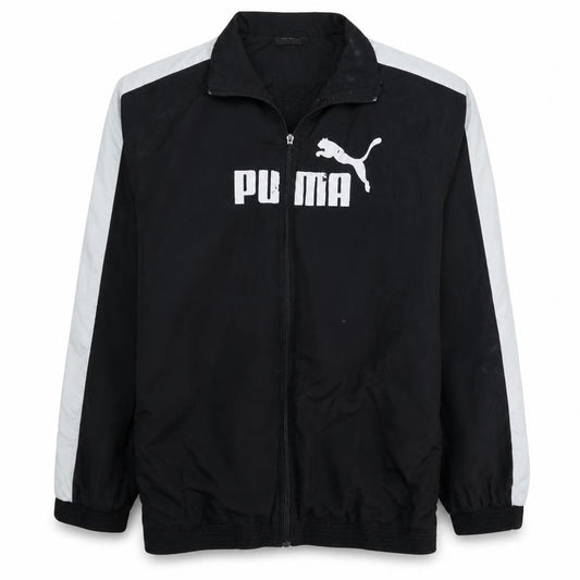 Puma Men's Black 2XL Track Jacket Lightweight Zip Up