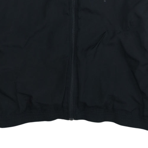 Puma Men's Black 2XL Track Jacket Lightweight Zip Up