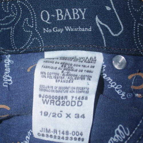 Wrangler Q-Baby Women's Blue Bootcut Denim Jeans Size 20 Regular