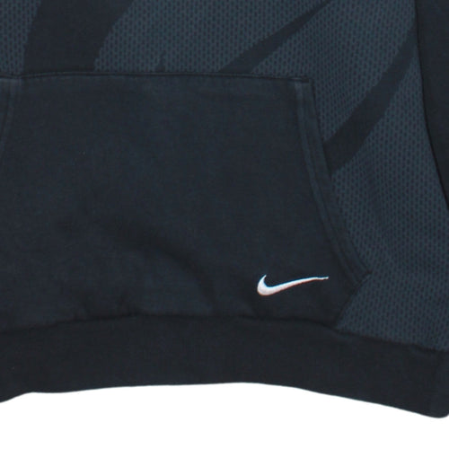 Nike Boys Black XL Pullover Hoodie with Football Graphic Design