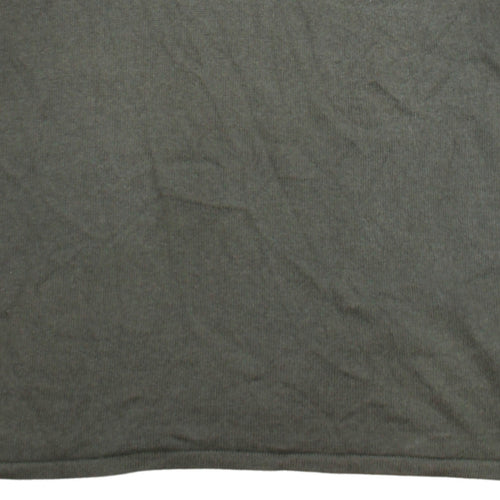Barbour Men's Green Cotton V-Neck Sleeveless Vest Jumper L
