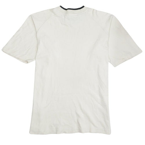 Puma Men's White Crew Neck Short Sleeve Cotton T-Shirt Size L