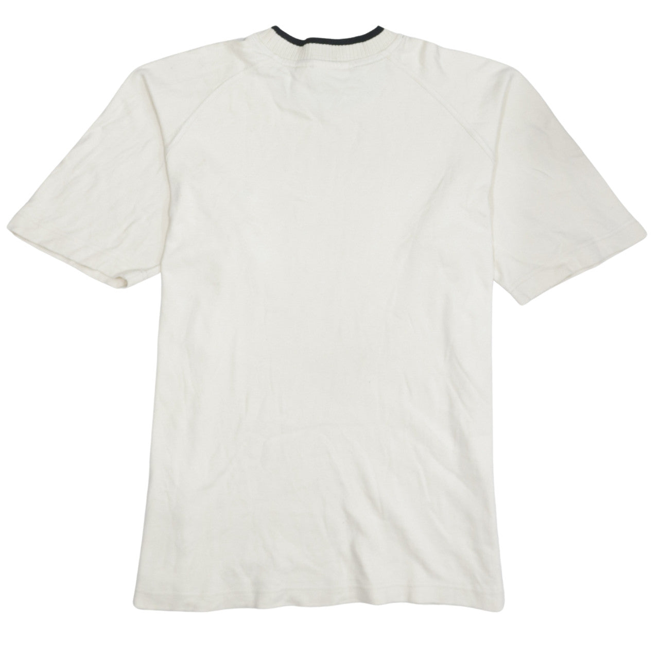 Puma Men's White Crew Neck Short Sleeve Cotton T-Shirt Size L