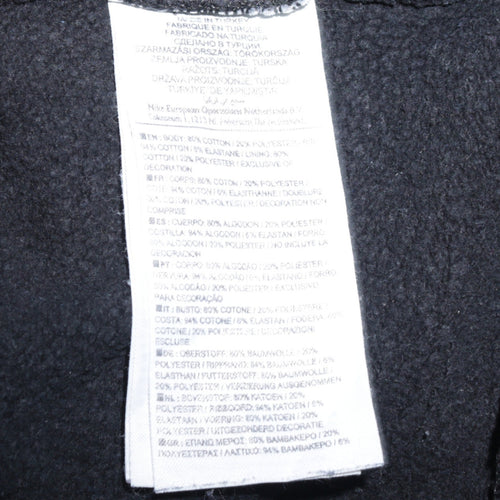 Nike Men's Black Pullover Hoodie Medium Athletic Fit Logo Sweatshirt