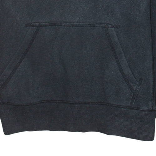 Nike Men's Black Pullover Hoodie Medium Athletic Fit Logo Sweatshirt