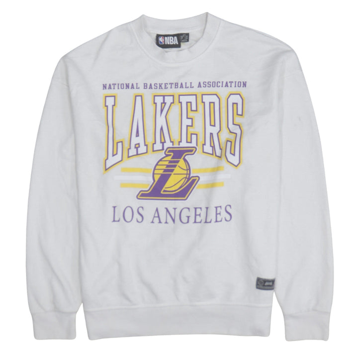 Primark NBA Los Angeles Lakers White Women's 2XS Pullover Sweatshirt