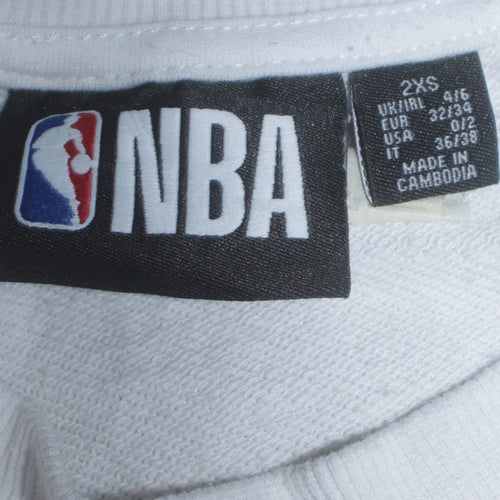 Primark NBA Los Angeles Lakers White Women's 2XS Pullover Sweatshirt