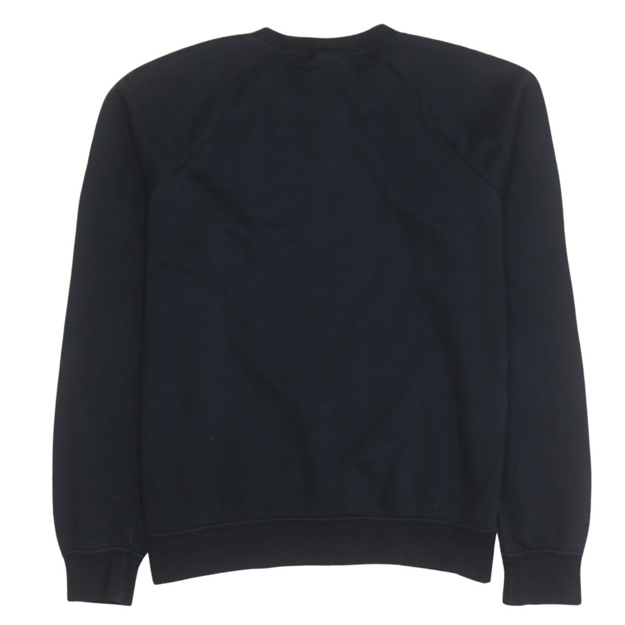 Nike Womens Black Medium Pullover Sweatshirt Cotton Blend Logo Print