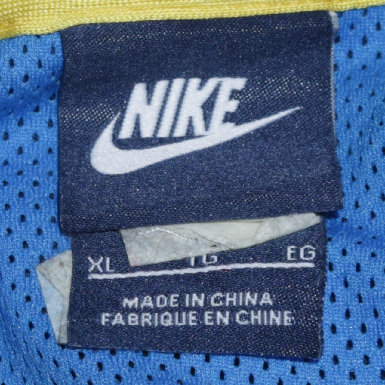 Nike Men's Blue XL Pullover Sweatshirt Crew Neck Zip Pocket