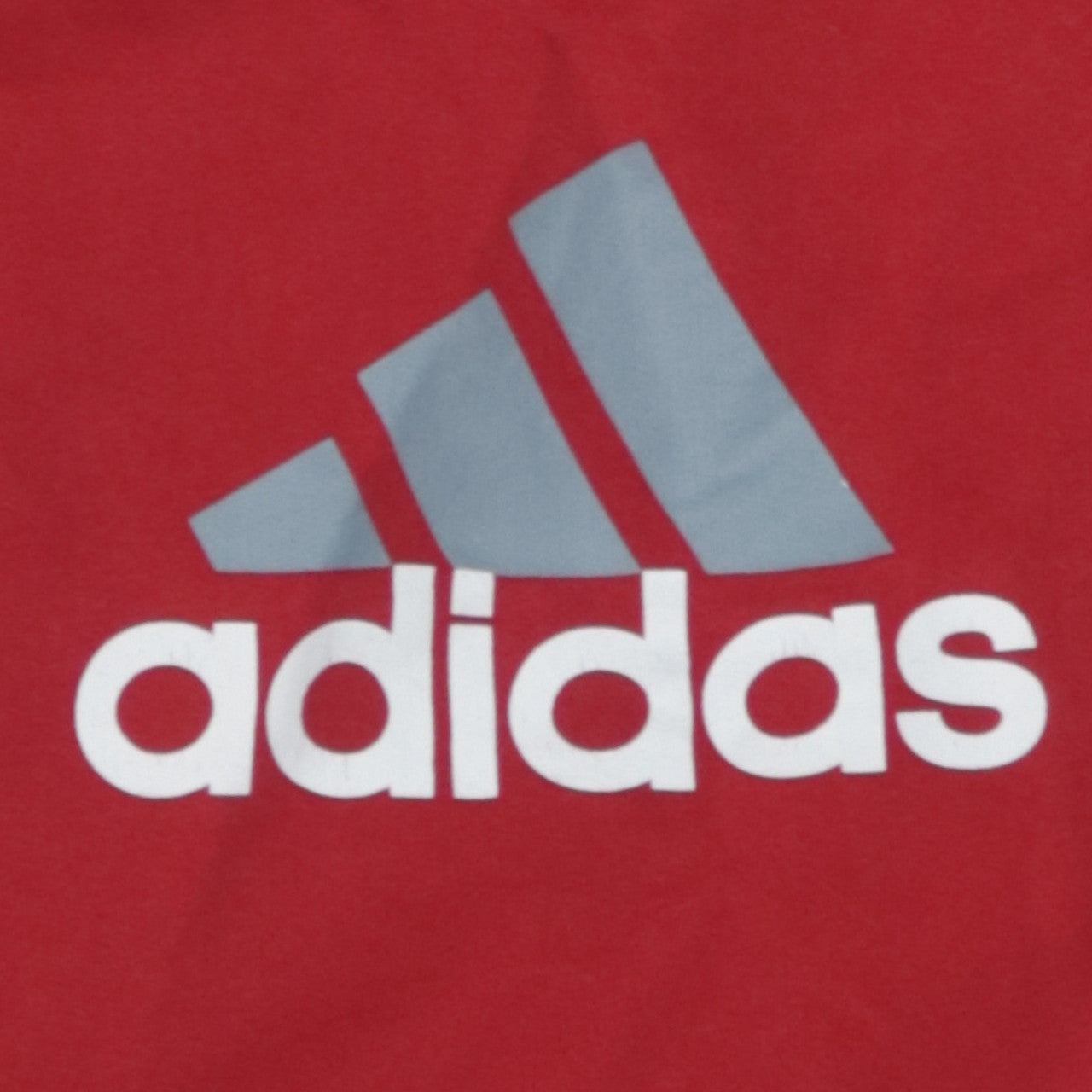 Adidas Boys Red Crew Neck Pullover Sweatshirt 13-14 Years Logo Graphic
