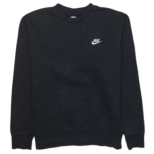 Nike Men's Black Crew Neck Pullover Sweatshirt Medium