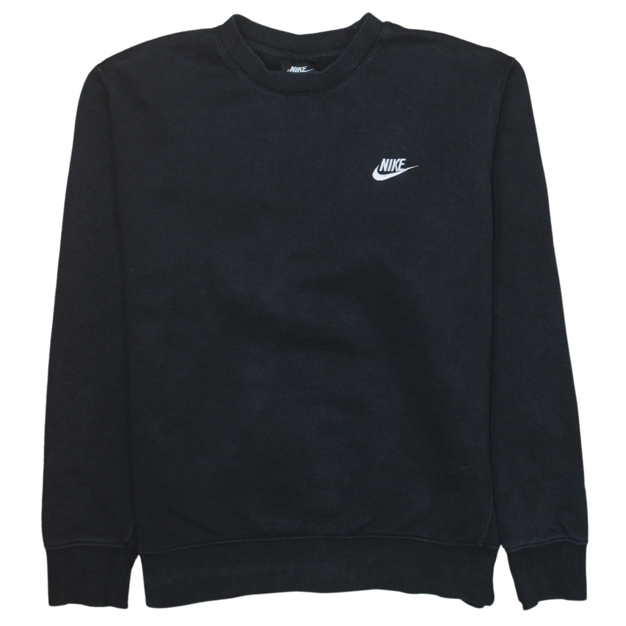 Nike Men's Black Crew Neck Pullover Sweatshirt Medium