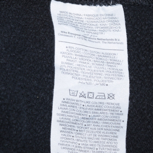 Nike Men's Black Crew Neck Pullover Sweatshirt Medium
