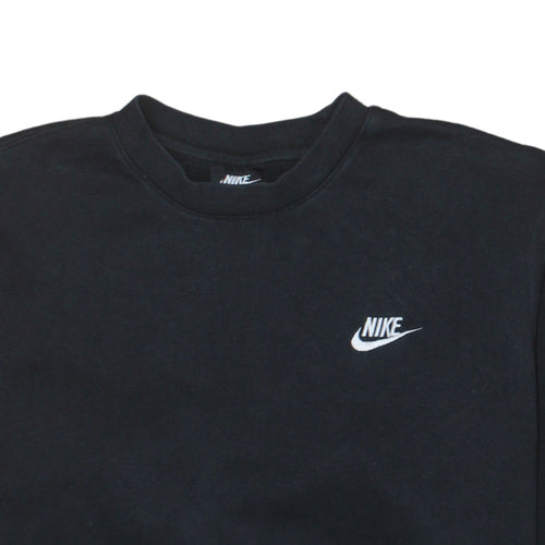 Nike Men's Black Crew Neck Pullover Sweatshirt Medium