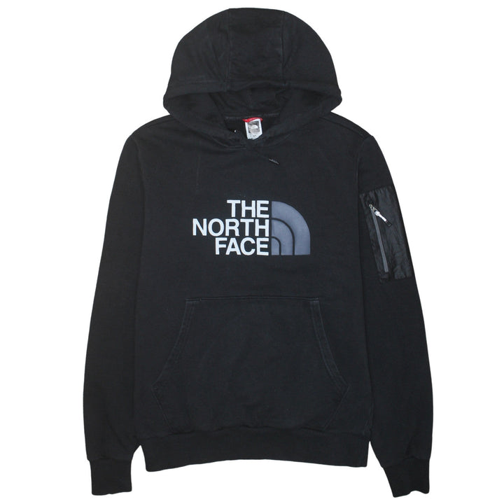 The North Face Men’s Black Pullover Hoodie M Logo Pocket