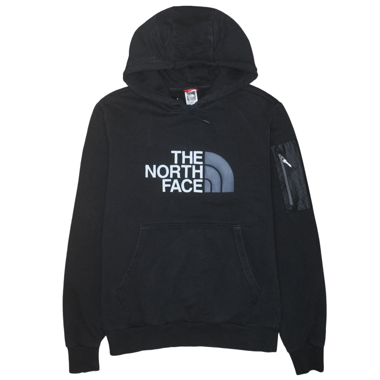 The North Face Men’s Black Pullover Hoodie M Logo Pocket