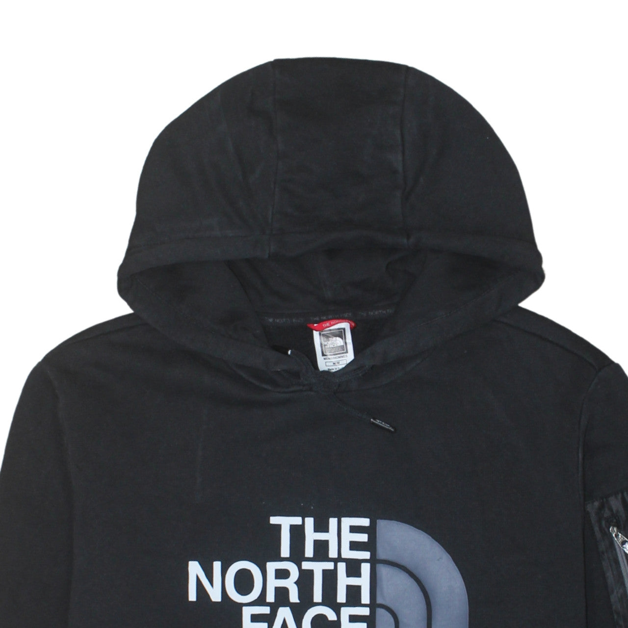 The North Face Men’s Black Pullover Hoodie M Logo Pocket
