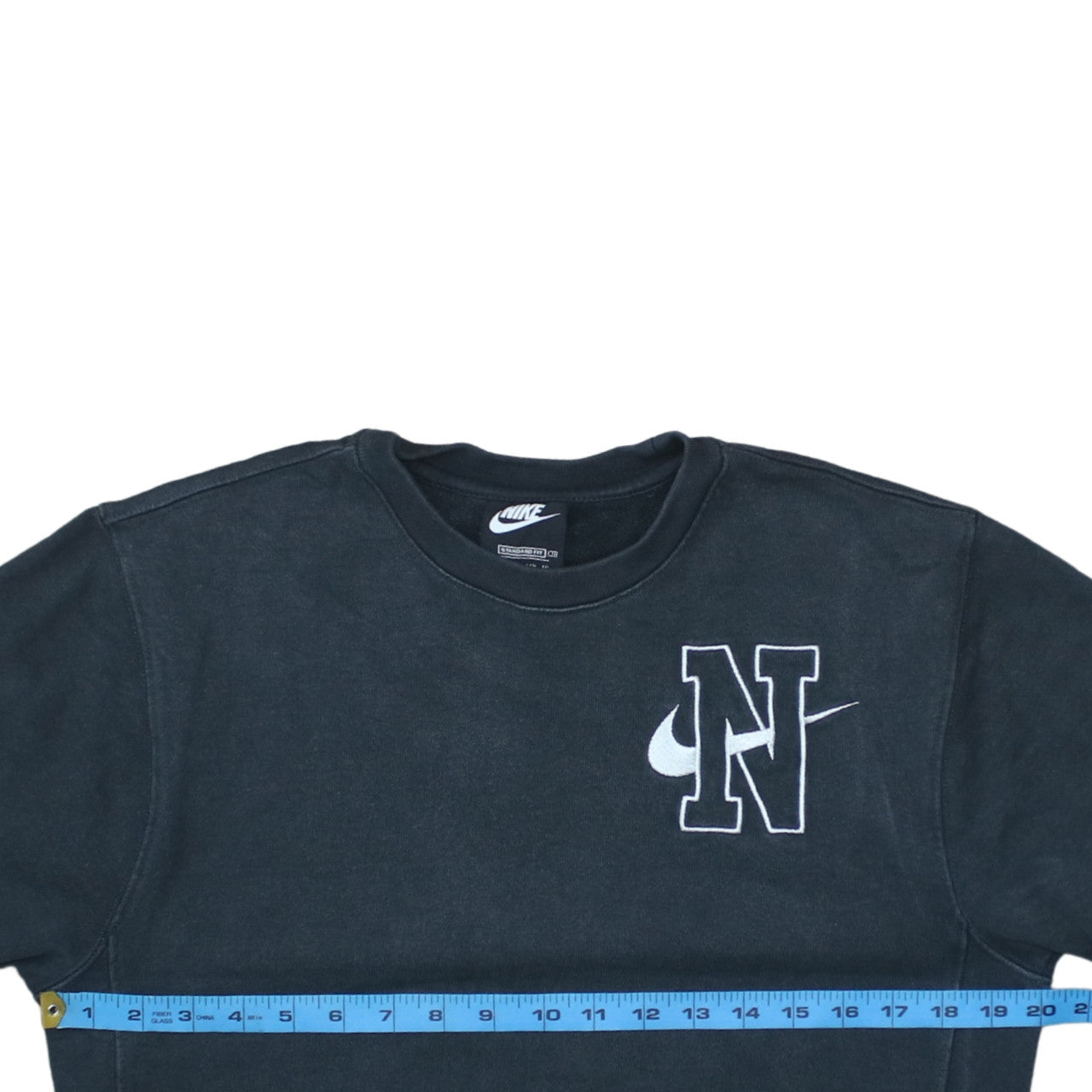Nike Men's Black XS Pullover Embroidered Logo Sweatshirt